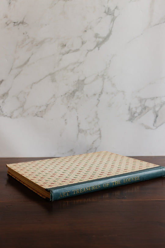 "art treasures of the louvre" vintage book