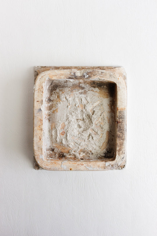 antique french faïence stove tile circa 1900