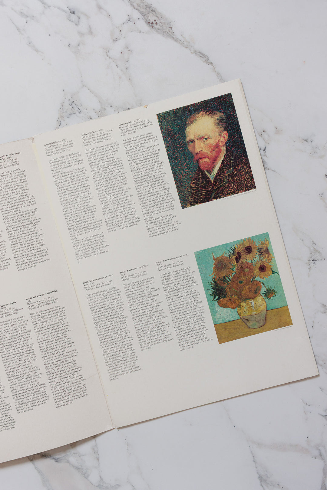 van gogh book posterbook with a pair of posters