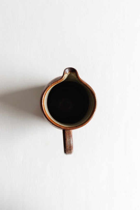 vintage french grès de berry stoneware pitcher