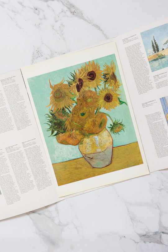 van gogh book posterbook with a pair of posters