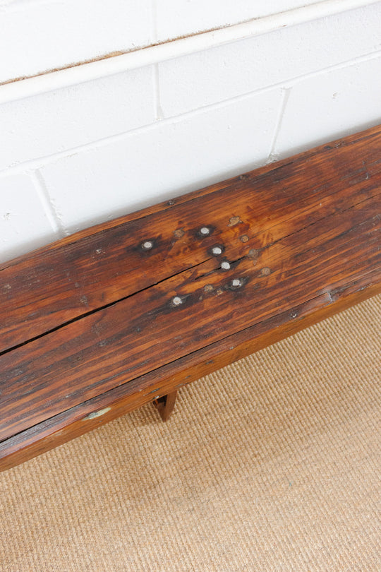 antique french farmhouse bench