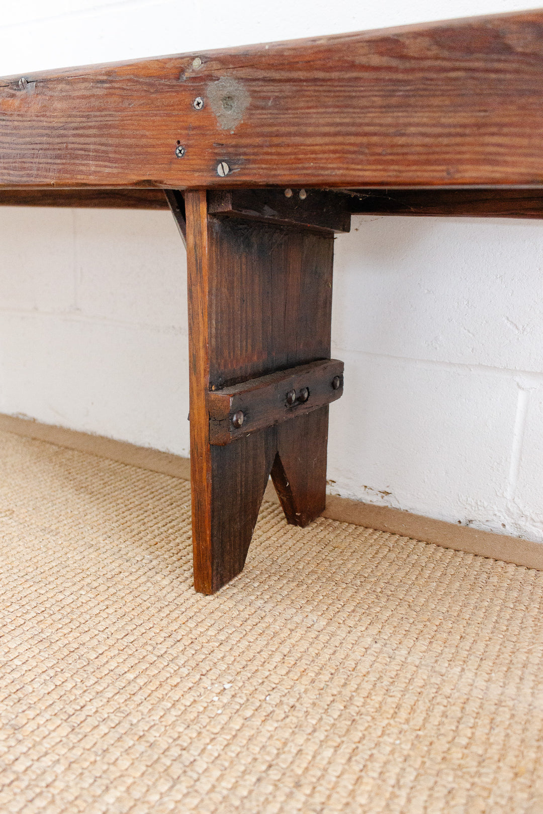 antique french farmhouse bench