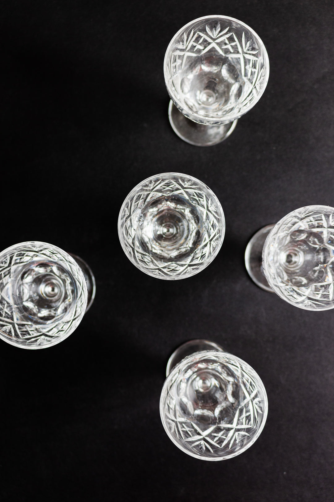webb corbett Georgian wine glasses