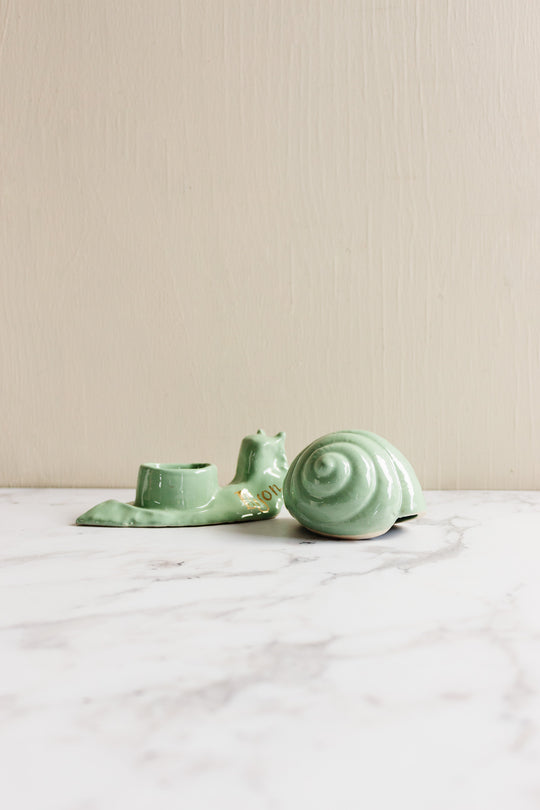 rare vintage french "Dijon" souvenir escargot mustard pot