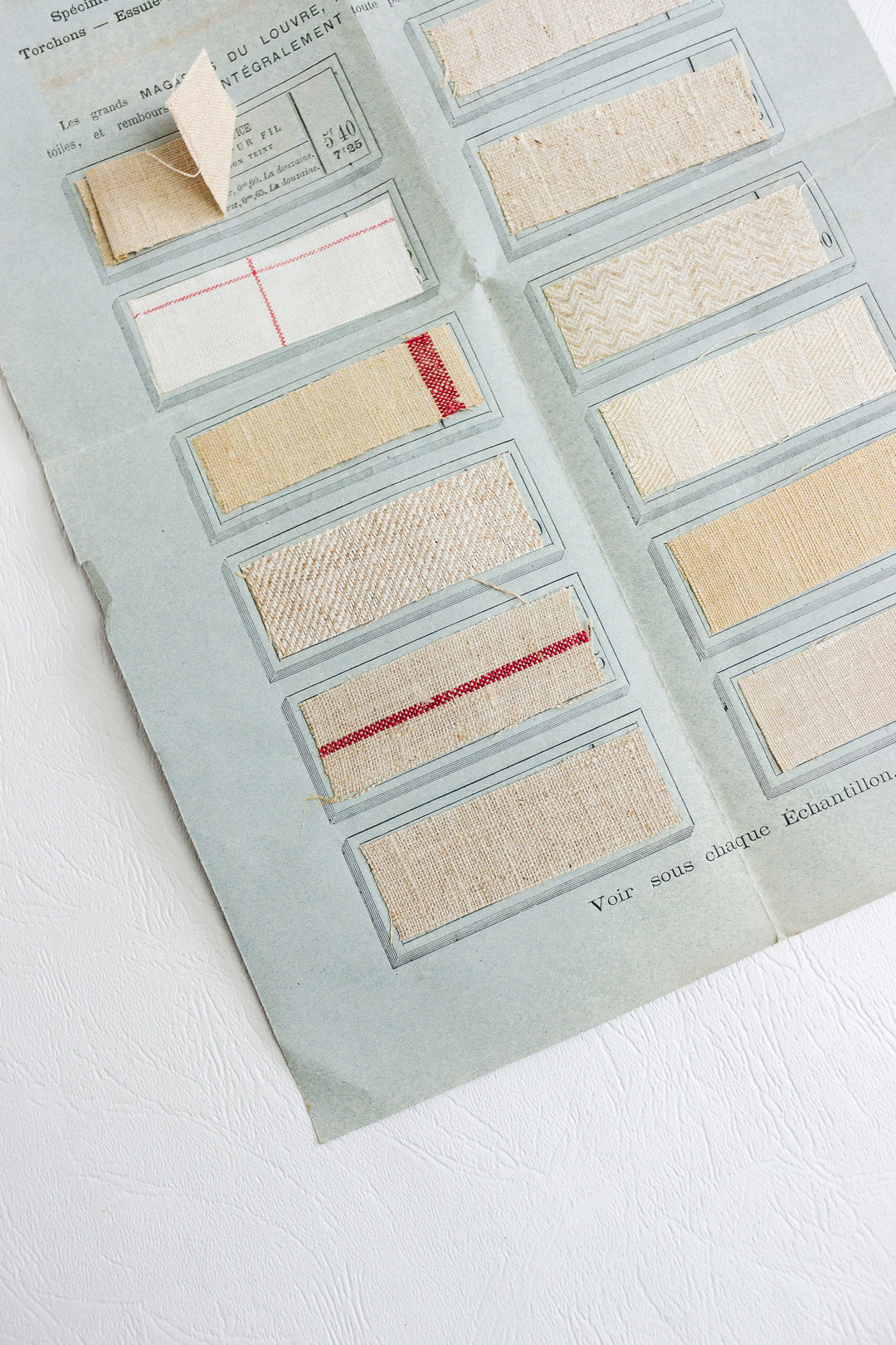 grands magasins du louvre - specimens de linge d'office