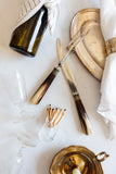 1940s French silver and horn carving set