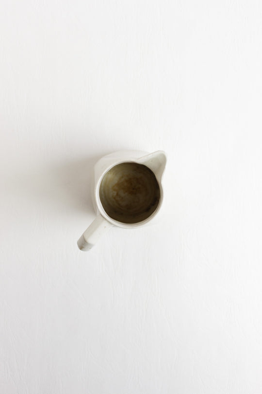 vintage french faïence geometric creamer