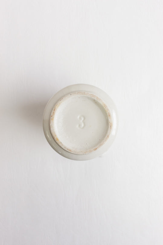 vintage french faïence geometric creamer