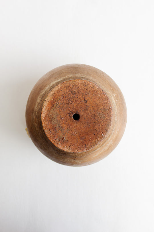 antique french 19th century earthenware confit pot