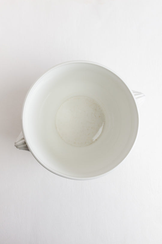 vintage johnson bros tally-ho "the jump" ironstone cachepot