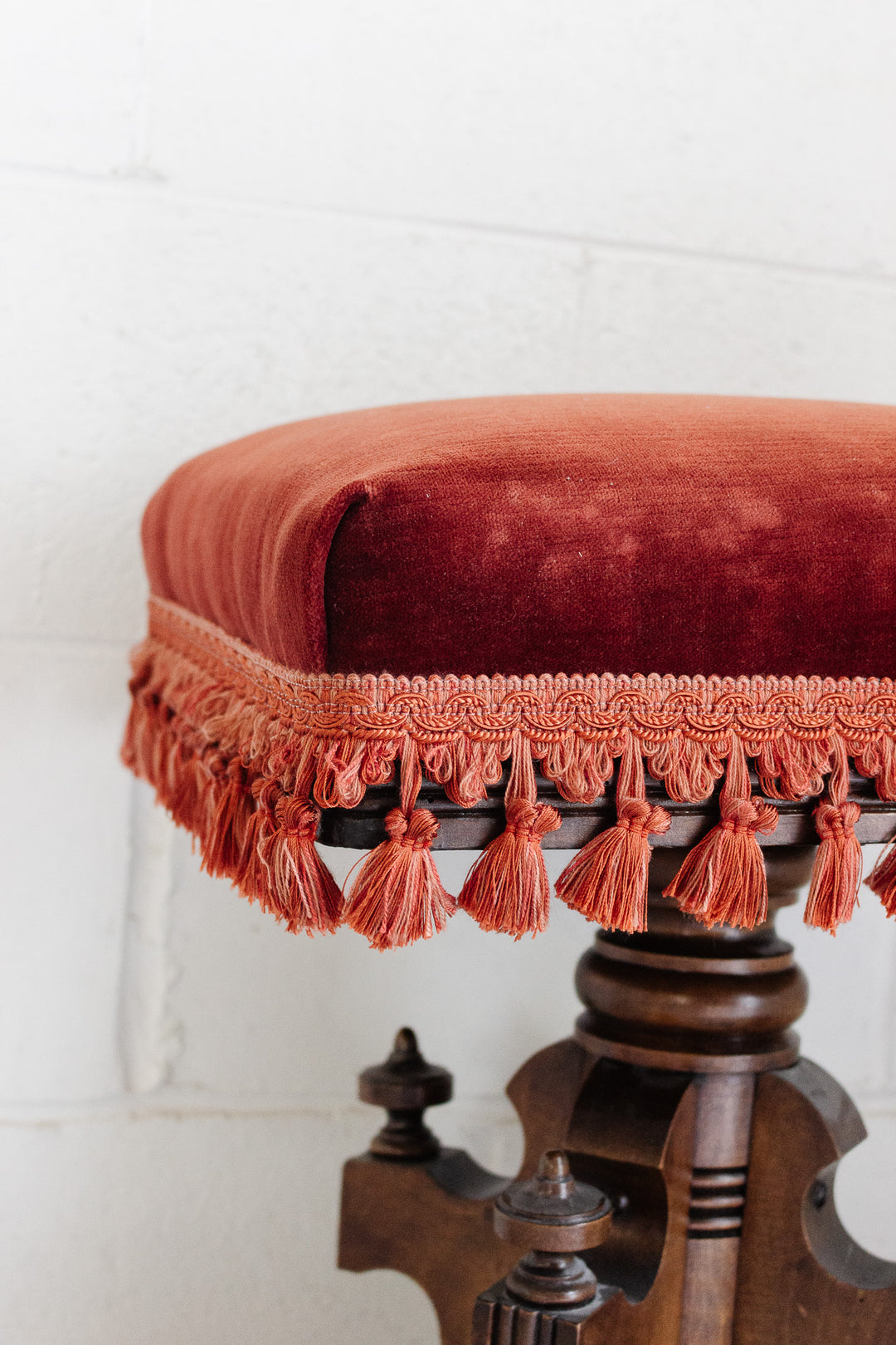 antique victorian eastlake  piano stool
