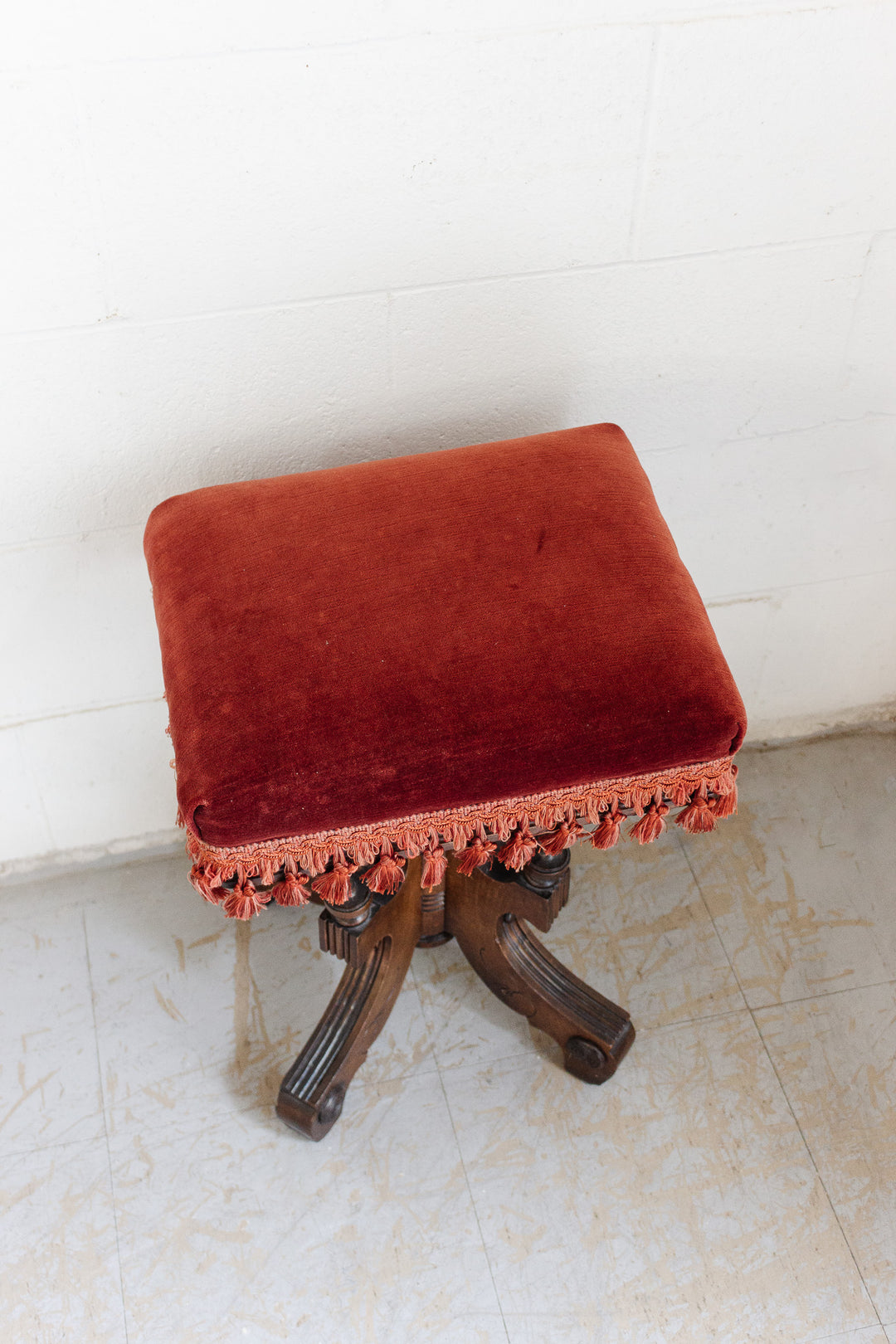 antique victorian eastlake  piano stool