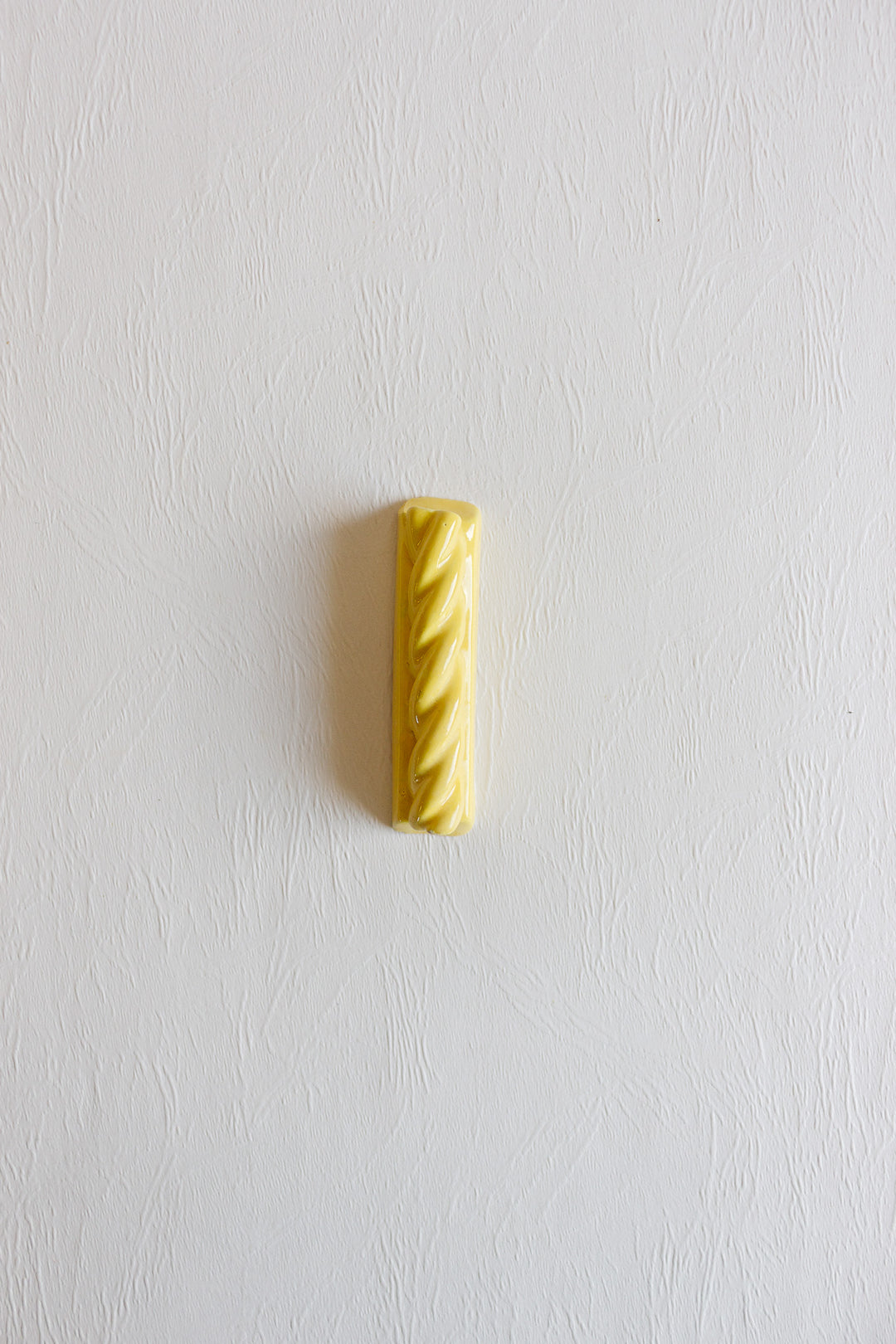 set of 6 vintage french yellow ceramic knife rests