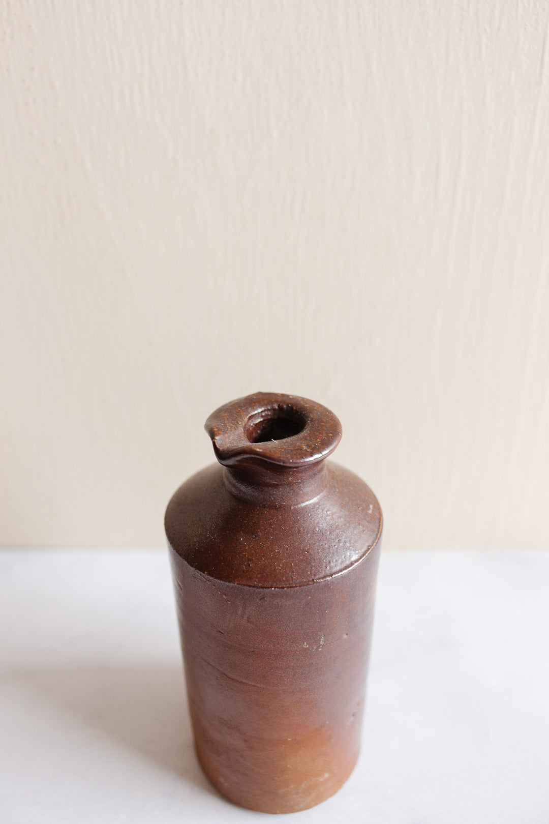 set of antique european stoneware bottles