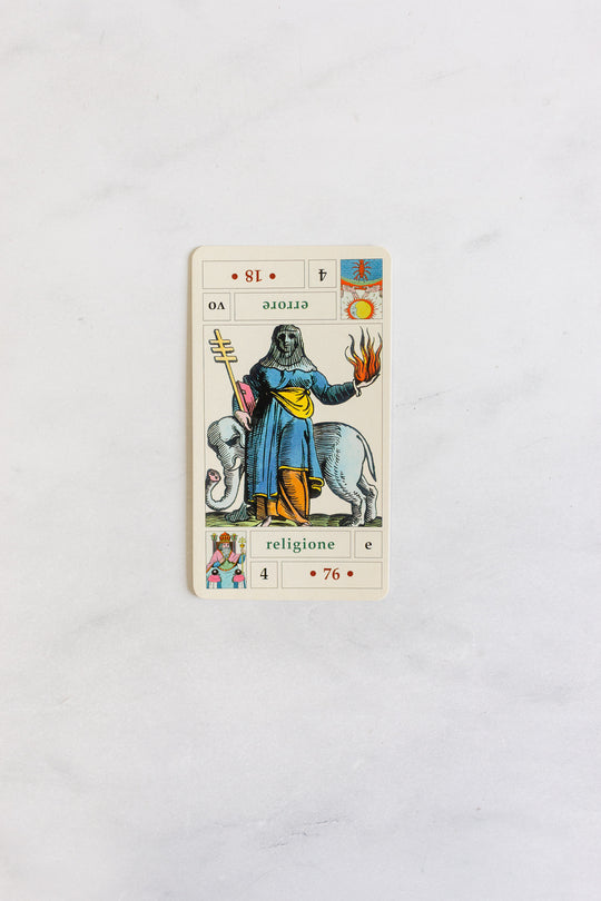 vintage italian tarot card deck