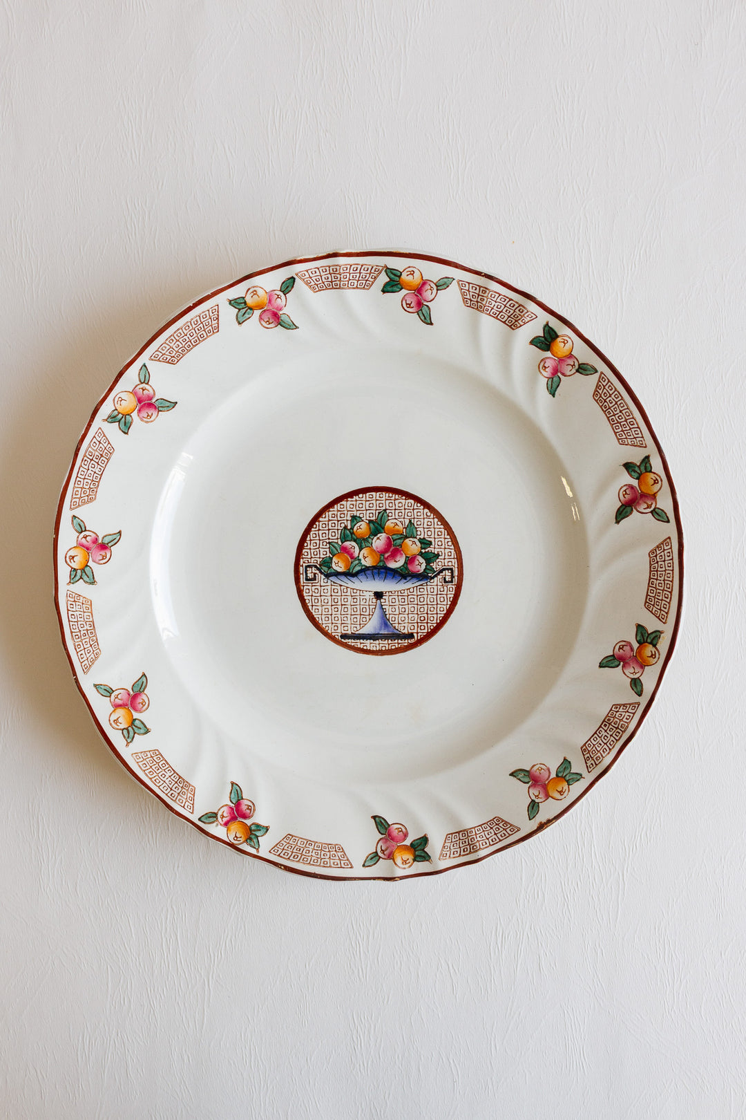 longwy art deco "maurice" platter