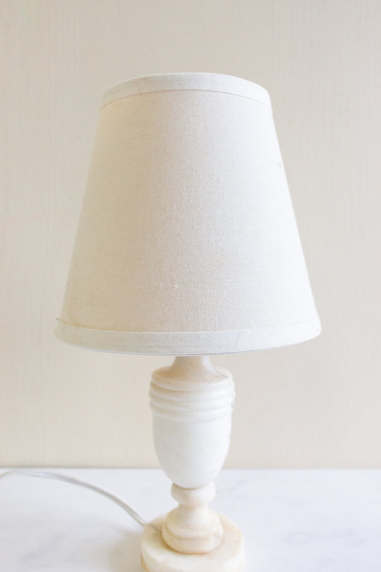 vintage Italian marble table lamp