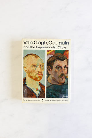 "van gogh, gaugin, and the impressionist circle" vintage art book