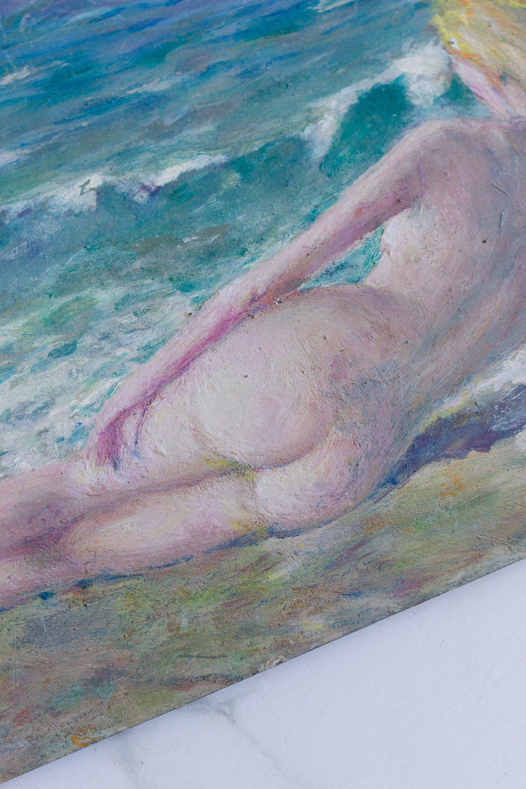 nue sur la plage