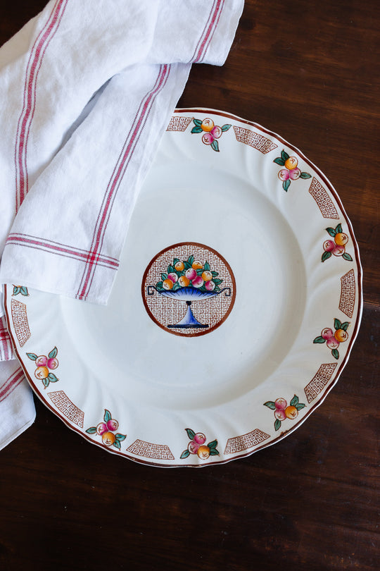 longwy art deco "maurice" platter