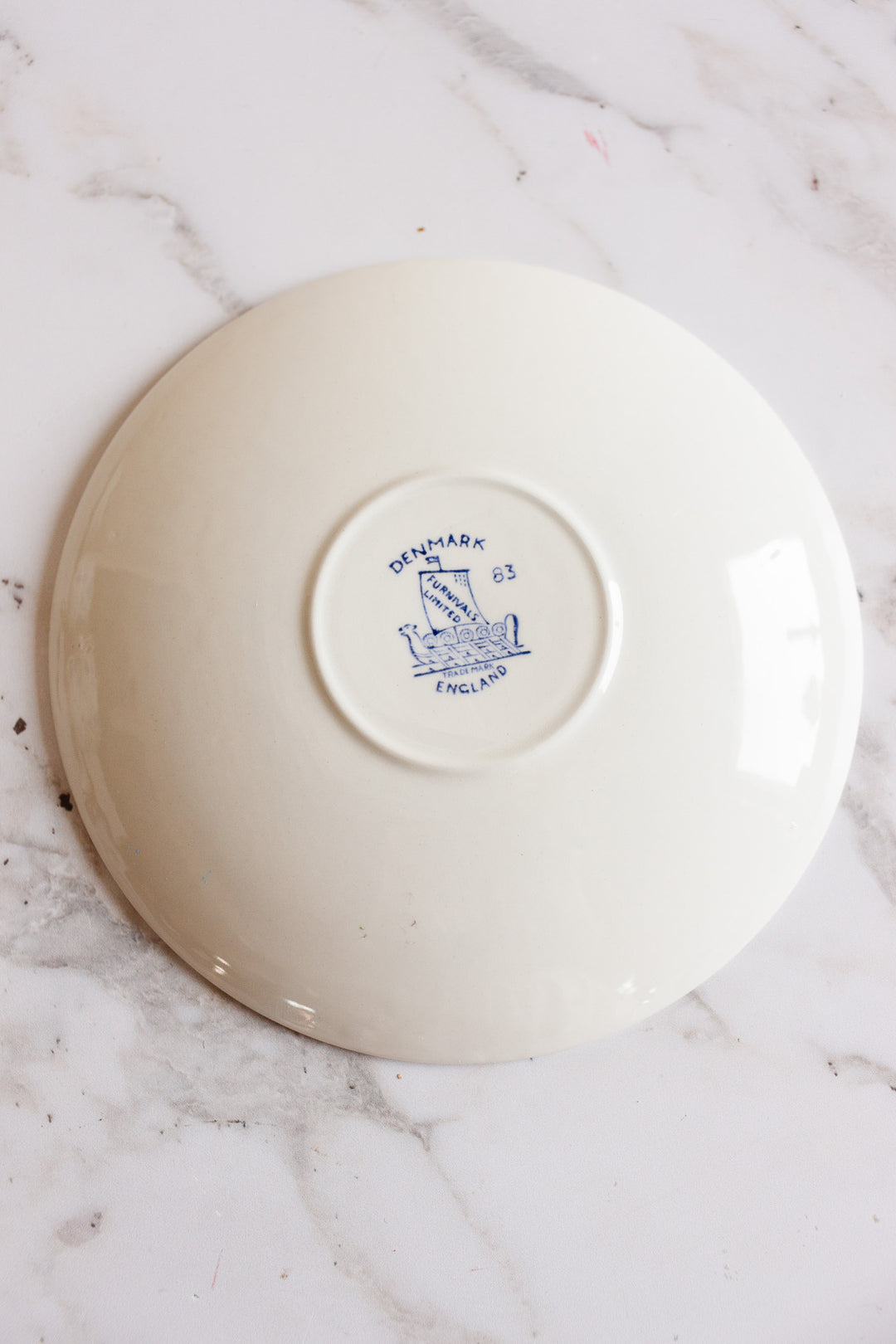 antique Furnivals England blue and white set