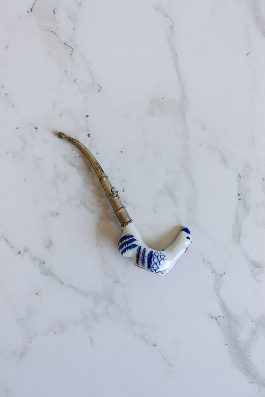 vintage 20th century chinoiserie opium pipe
