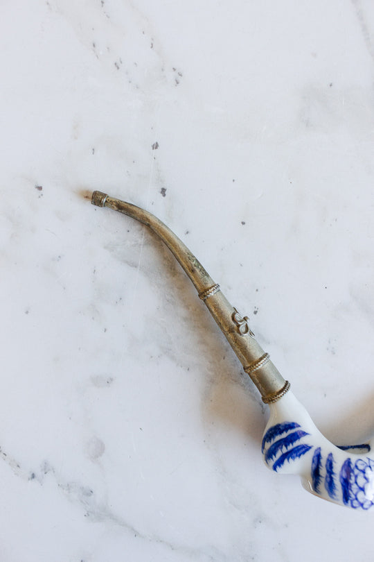 vintage 20th century chinoiserie opium pipe