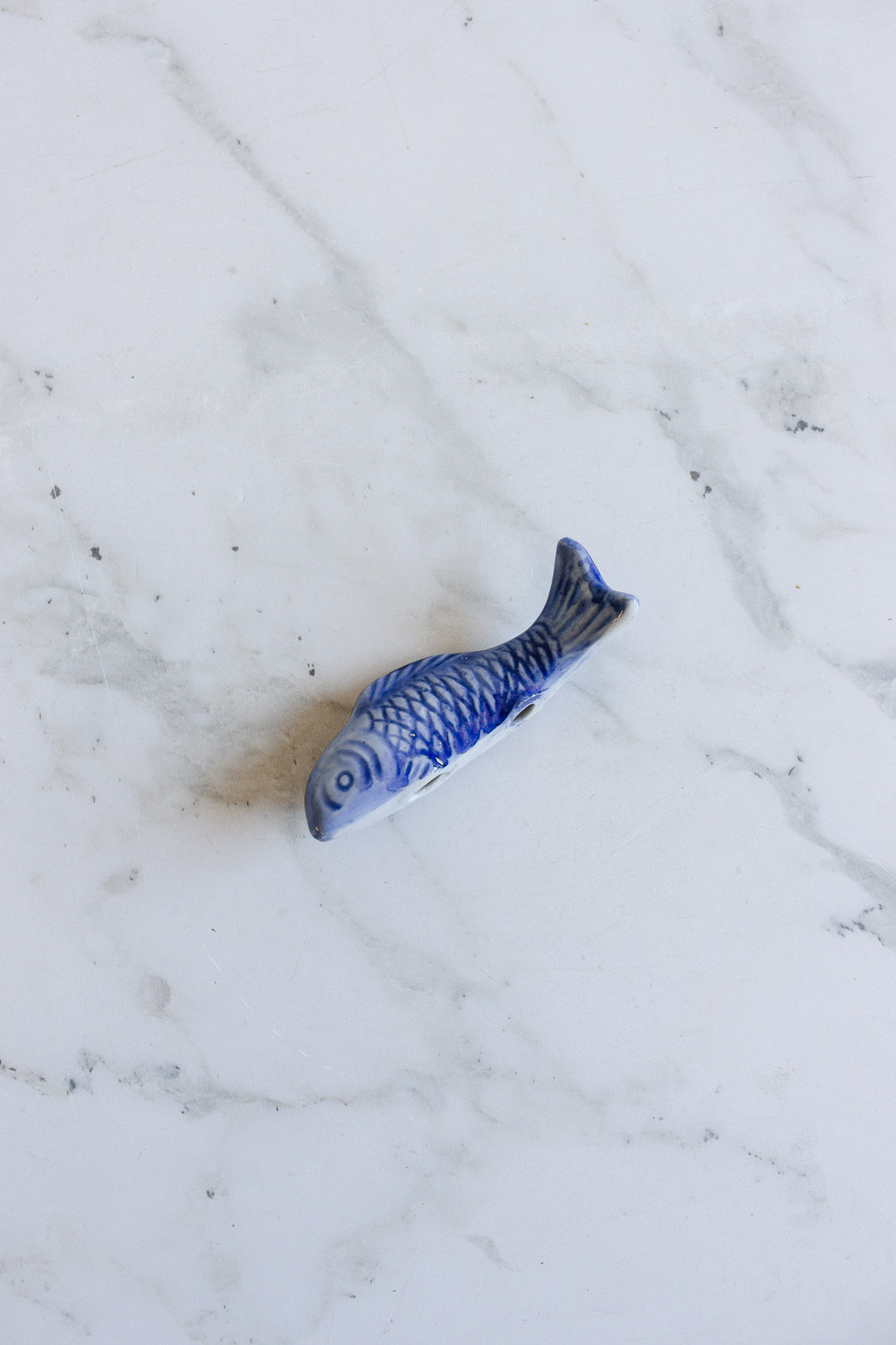 vintage french set of 6 "poissons" porte-couteaux
