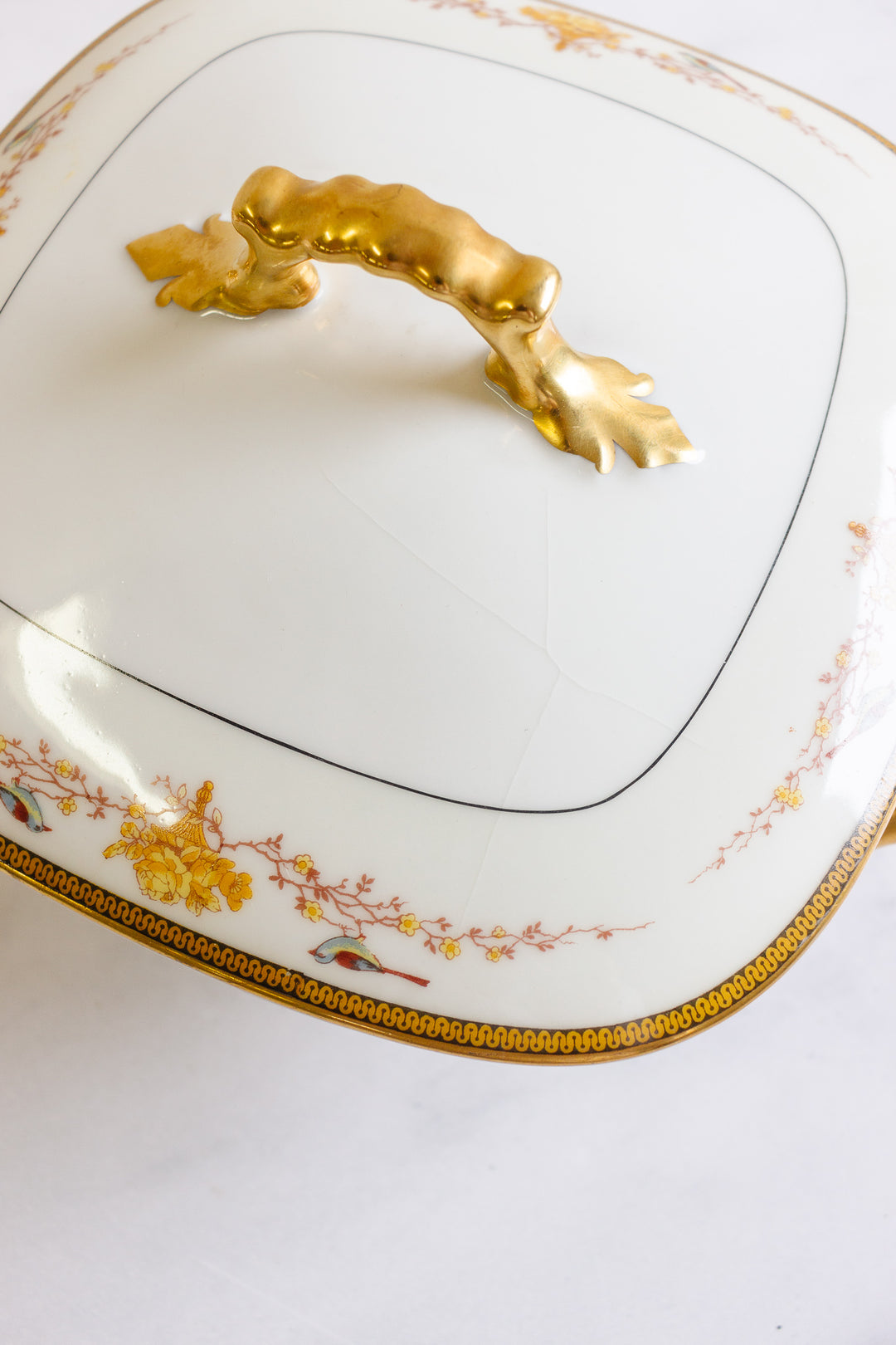 midcentury French limoges 91 piece dinnerware set