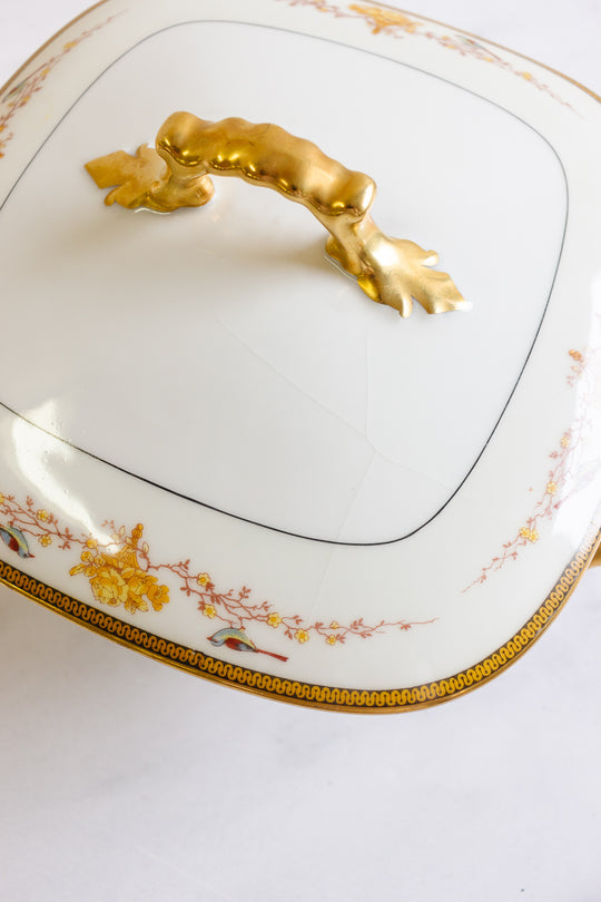 midcentury French limoges 91 piece dinnerware set