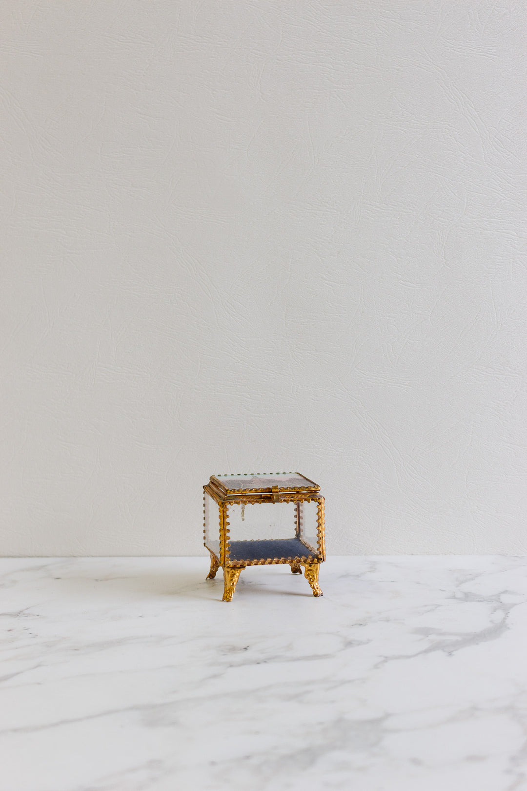 turn of the century french brass and ormolu souvenir bijoux casket