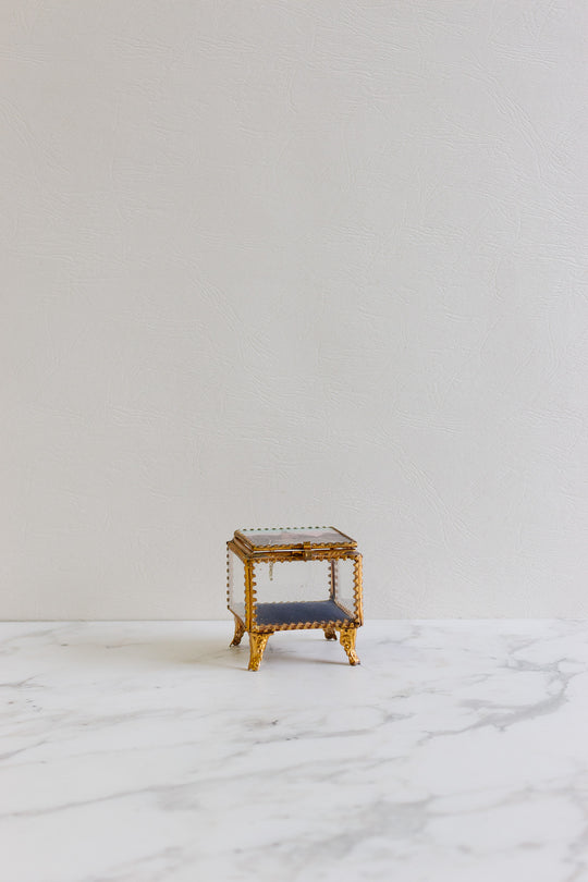 turn of the century french brass and ormolu souvenir bijoux casket