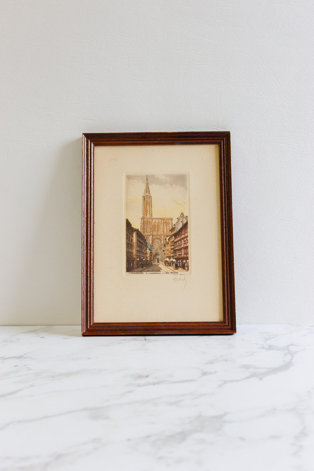 strasbourg, la cathèdrale et la rue mercière