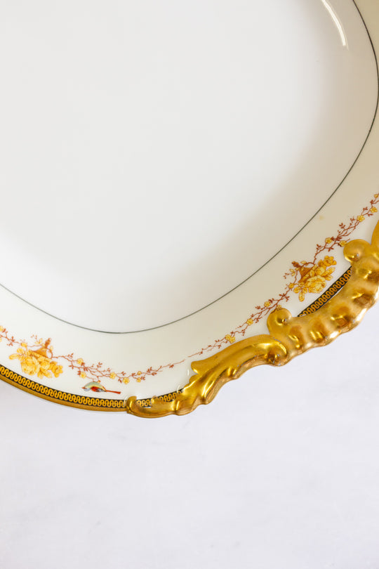 midcentury French limoges 91 piece dinnerware set