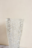 midcentury French cut glass vase