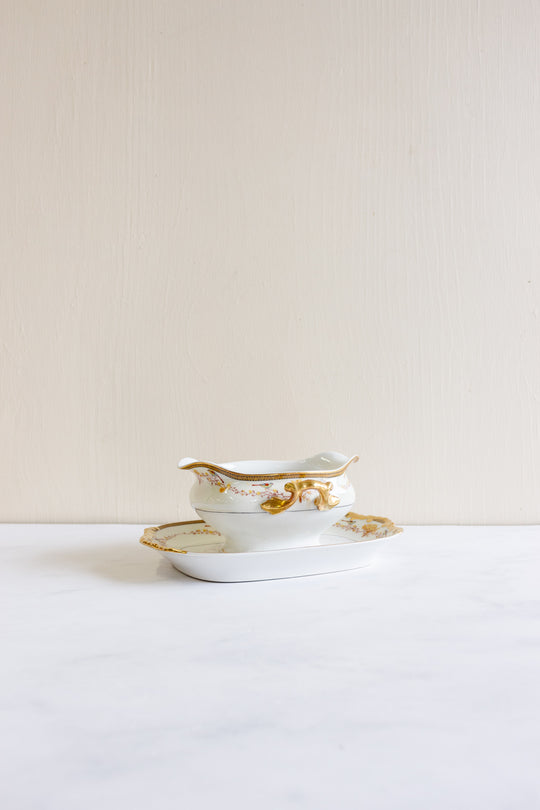 midcentury French limoges 91 piece dinnerware set