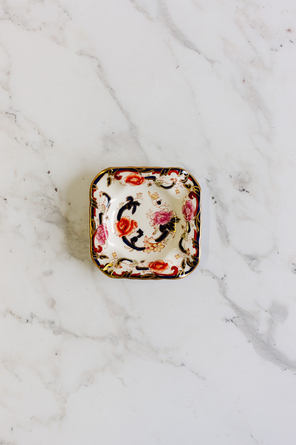 mason's "mandelay" ceramic ashtray