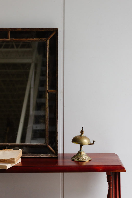 antique french brass hotel concierge bell