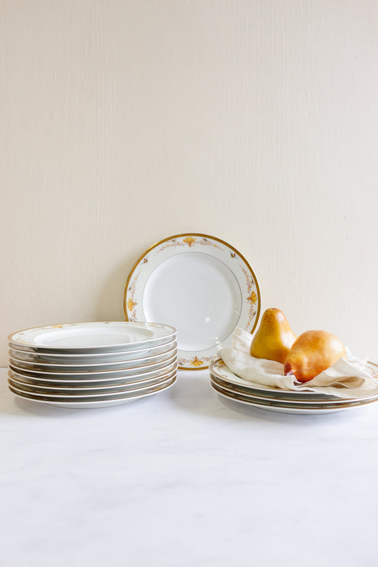 midcentury French limoges 91 piece dinnerware set