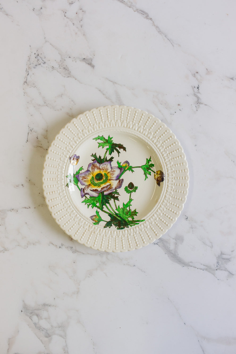flower series plate by royal cauldon