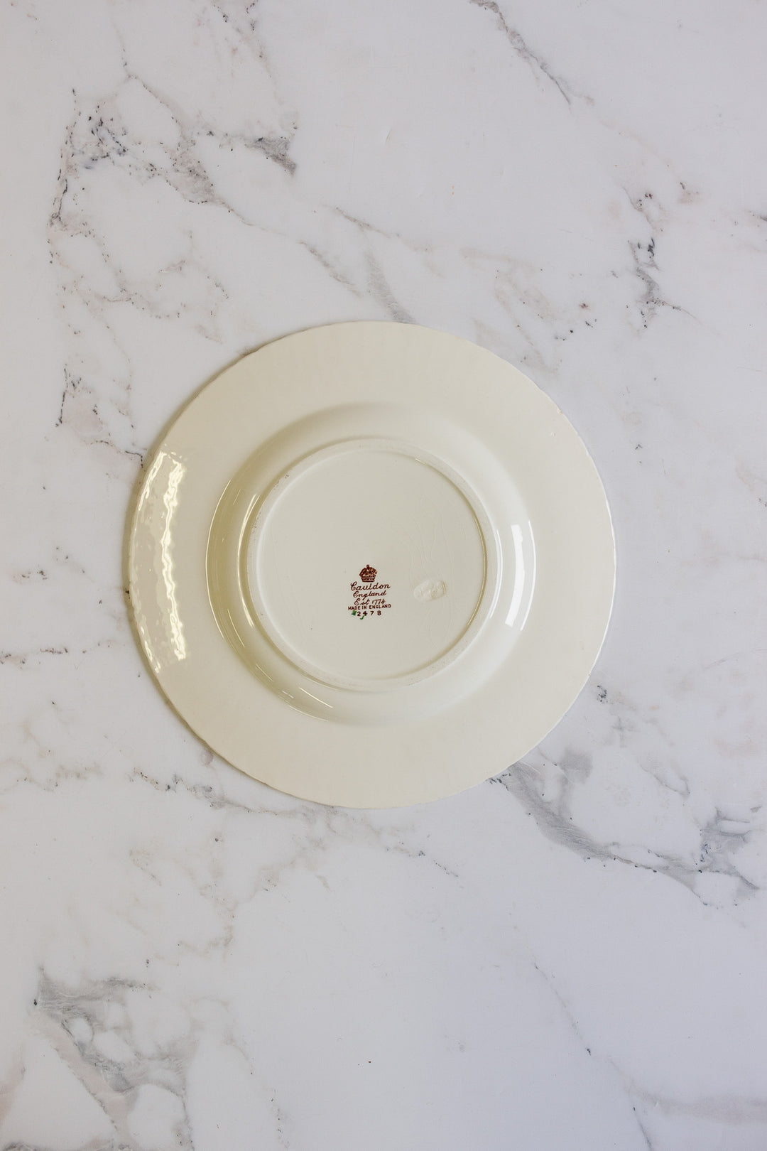 flower series plate by royal cauldon