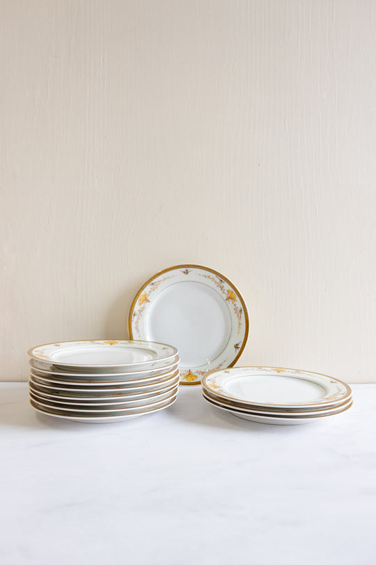 midcentury French limoges 91 piece dinnerware set