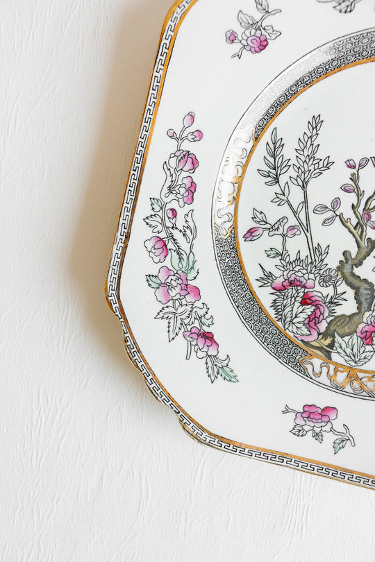 midcentury wedgwood "Indian tree" cake plate