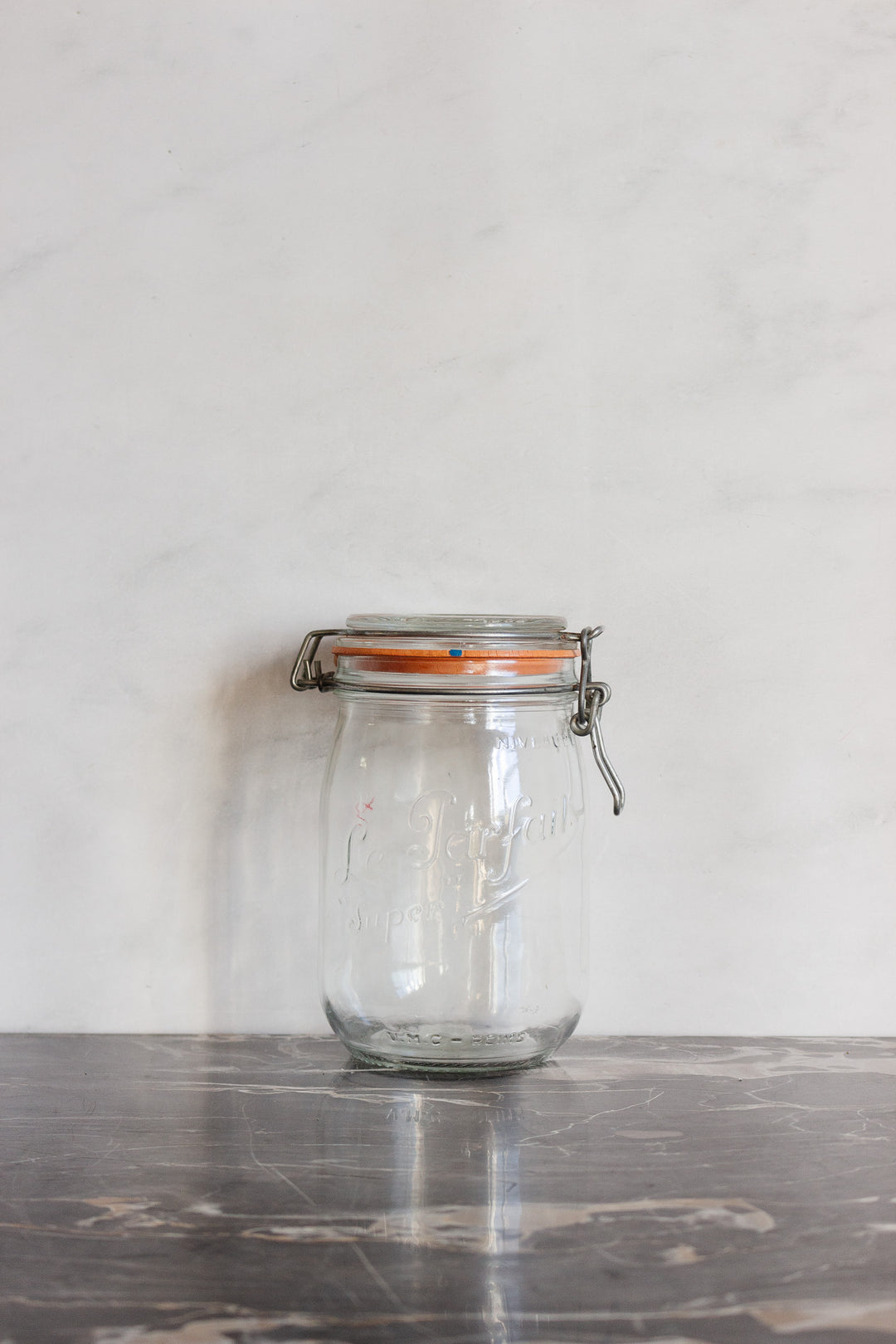 set of 3 vintage french "le parfait" canning jars