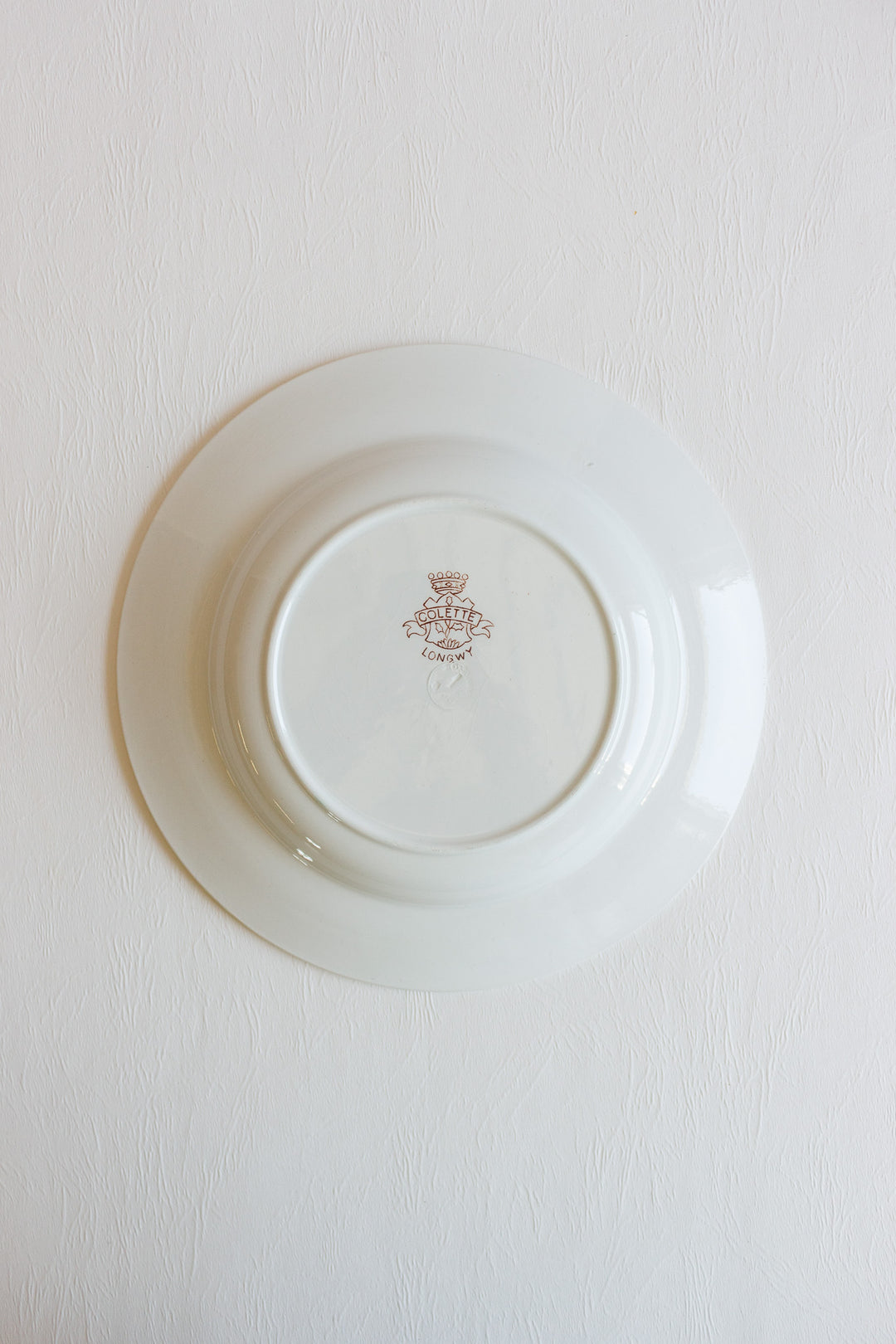 1920s longwy "colette" set of 5 shallow bowls