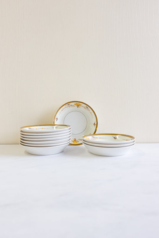 midcentury French limoges 91 piece dinnerware set