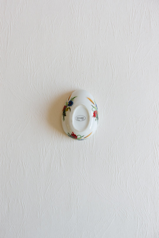 vintage french rochard limoges egg shaped trinket box
