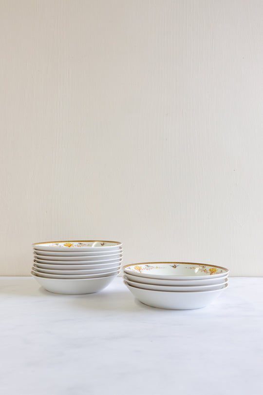 midcentury French limoges 91 piece dinnerware set