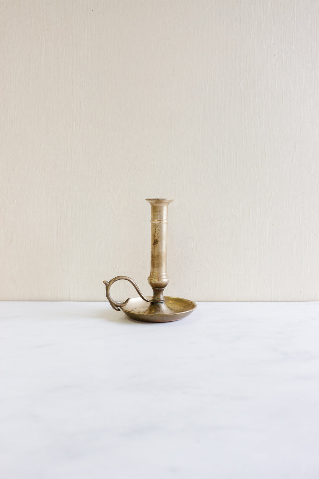 antique french brass chamberstick